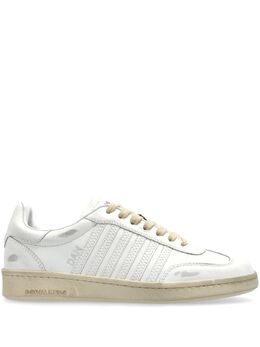 DSQUARED2: Белые кроссовки  Boxer