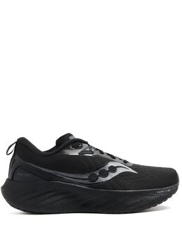 Saucony: Чёрные кроссовки 