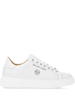 Philipp Plein: Белые кроссовки  Hexagon