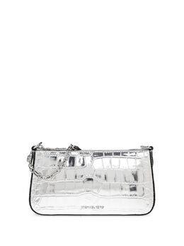Michael Michael Kors: Серебристая сумка 