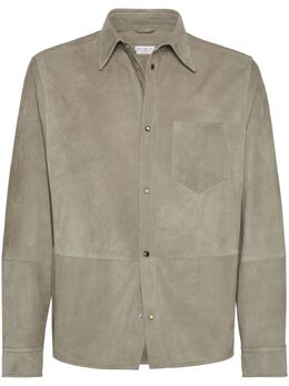 Brunello Cucinelli: Замшевая рубашка 