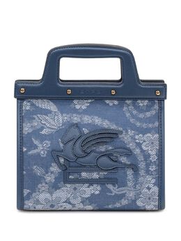 ETRO: Голубая сумка-шоппер 