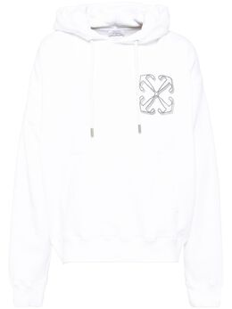 Off-White: Белая толстовка 