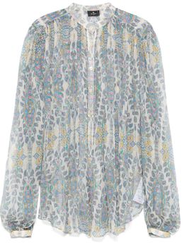 ETRO: Светлая блуза 