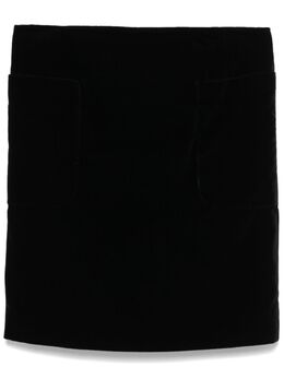 CHANEL Pre-Owned: Бархатная юбка 