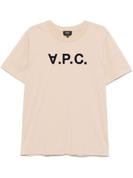 A.P.C.: Бежевая футболка  VPC