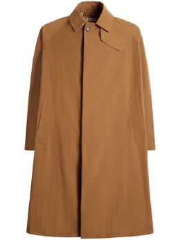Bally: Коричневый плащ 