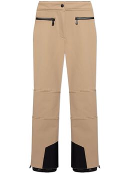 Moncler Grenoble: Бежевые брюки 