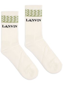 Lanvin: Белые носки  Curb
