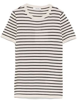 'S Max Mara: Бежевая футболка 