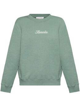 Lanvin: Зелёный свитшот 