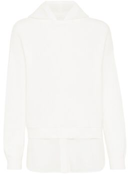 Brunello Cucinelli: Белая толстовка  Monili