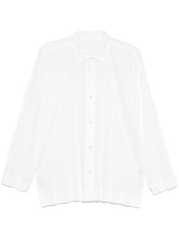 Homme Plissé Issey Miyake: Белая рубашка 