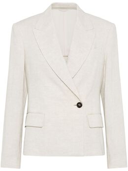 Brunello Cucinelli: Белый жакет  Monili