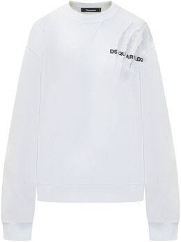 DSQUARED2: Белый свитшот 