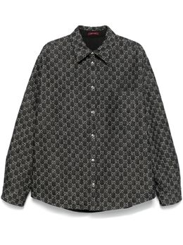 Gucci: Жаккардовая рубашка  GG