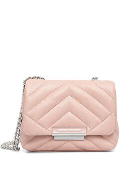 Armani Exchange: Светлая сумка через плечо 
