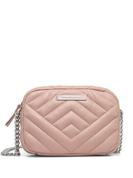 Armani Exchange: Светлая сумка через плечо 