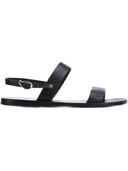 Ancient Greek Sandals: Чёрные сандалии  Clio
