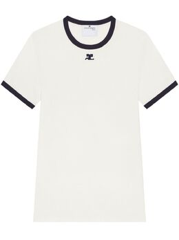 Courrèges: Белая футболка 