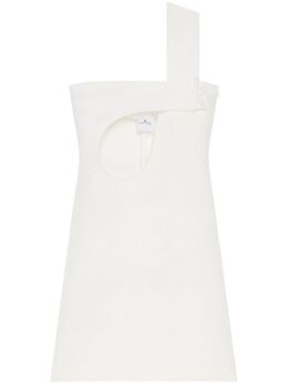 Courrèges: Атласное платье 