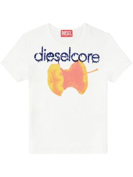 Diesel: Белая футболка 
