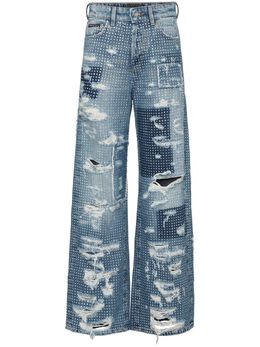 Philipp Plein: Светлые джинсы 