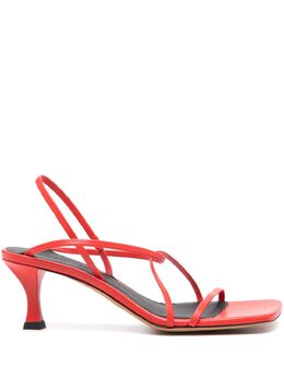 Proenza Schouler: Красные сандалии 
