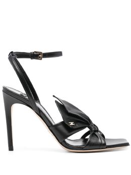 Elisabetta Franchi: Чёрные сандалии 