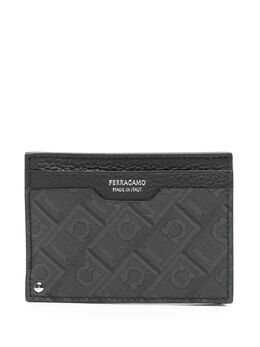 Ferragamo: Картхолдер  Gancini с принтом