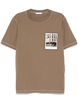 Helmut Lang: Коричневая футболка 