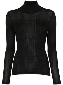 Carven: Чёрный свитер 
