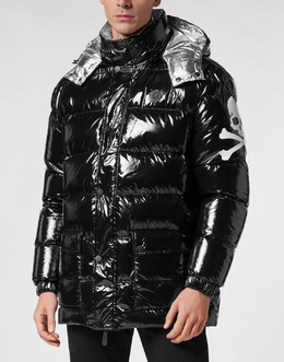 Philipp Plein: Чёрный пуховик 
