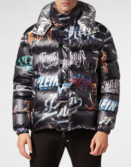Philipp Plein: Чёрный пуховик 