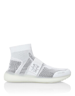 Philipp Plein: Белые кроссовки 