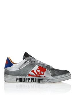Philipp Plein: Серебристые ботинки 