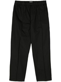 Jil Sander: Чёрные брюки  Drawstring