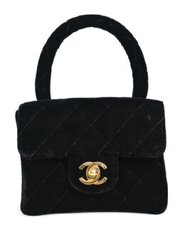 CHANEL Pre-Owned: Чёрная сумка 