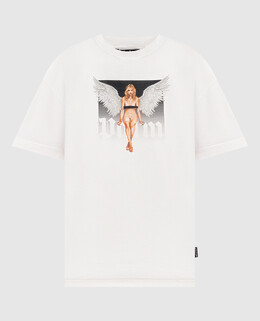 Palm Angels: Белая футболка 