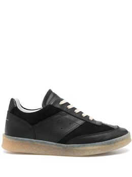 MM6 Maison Margiela: Чёрные кроссовки 