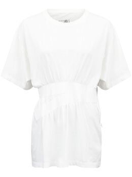 MM6 Maison Margiela: Белая футболка 