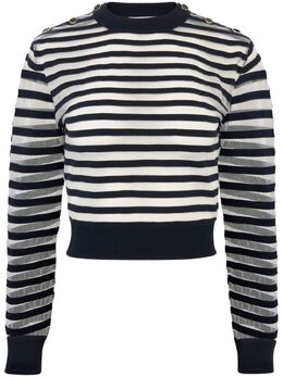 Nina Ricci: Прозрачный свитшот 