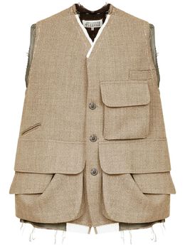 Maison Margiela: Жилет из шерсти 
