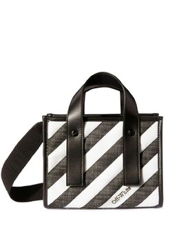 Off-White: Чёрная сумка-шоппер 