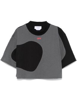 Off-White: Чёрная футболка 
