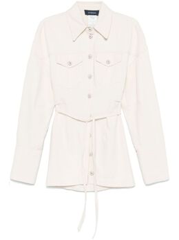 Sportmax: Бежевая рубашка 