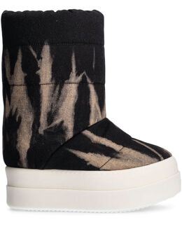 Rick Owens DRKSHDW: Чёрные ботинки 