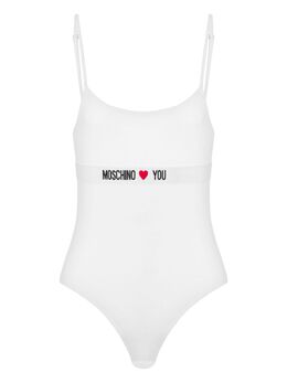 Moschino: Белый боди 