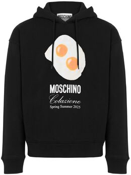 Moschino: Чёрная толстовка 