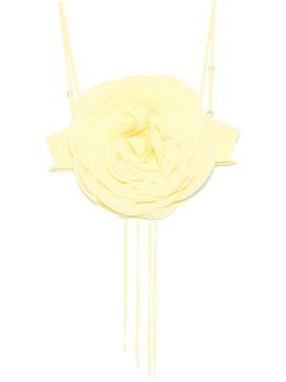 Blumarine: Топ с растительным принтом 